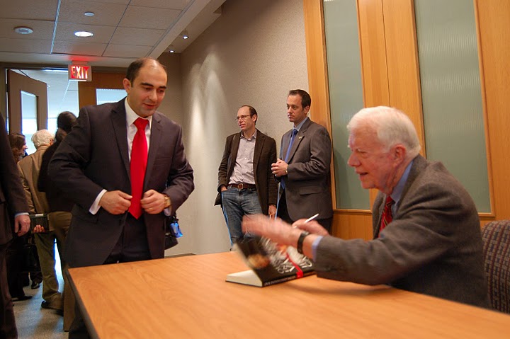 Meeting with the 39th US President Jimmy Carter